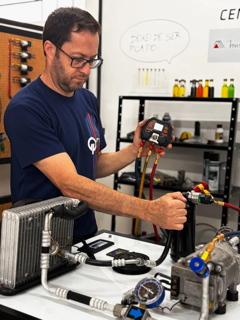 Bancada GPCar, detalhe técnico